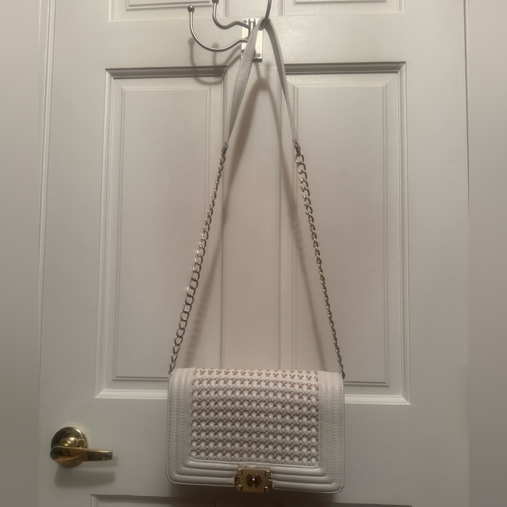 Unique local-made weave work leather purse